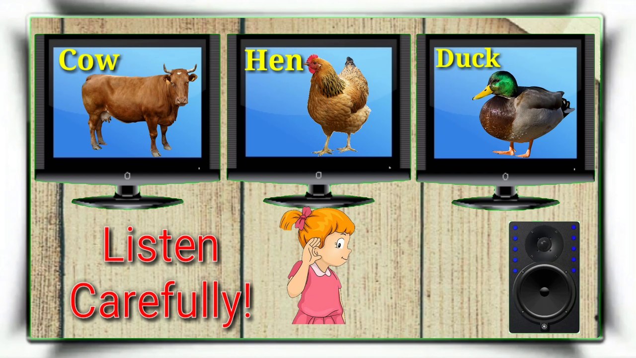 Animal Sounds for Children| Guess The Animal ByThe Sound| A Fun Game For Kids