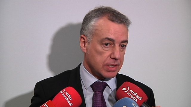 Urkullu: La sentencia de Junqueras demuestra que es urgente una solución política