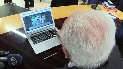 Vatan Partisi Genel Başkanı Perinçek AA'nın 'Yılın Fotoğrafları' oylamasına katıldı - ANKARA