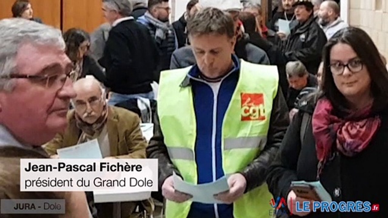 Une vingtaine de manifestants au conseil d’agglomération du Grand Dole