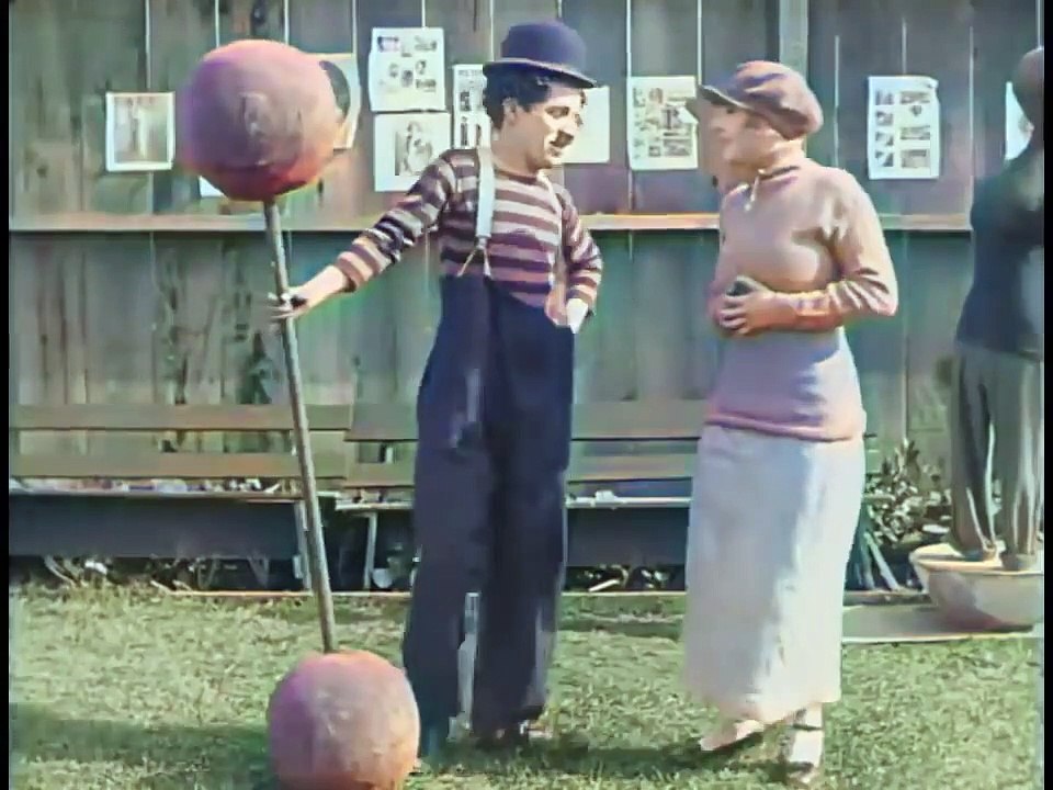 The Champion - Charlie Chaplin - color Version