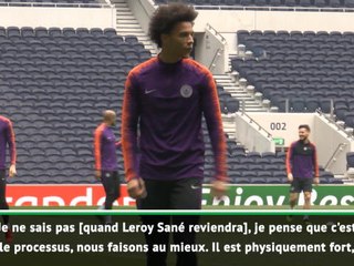 15e j. - Guardiola : "Je ne sais pas quand Sané reviendra"