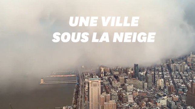 Les impressionnantes images de New York sous une tempête de neige