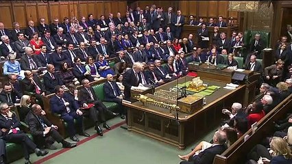 Boris Johnson's opening remarks after Queen's Speech