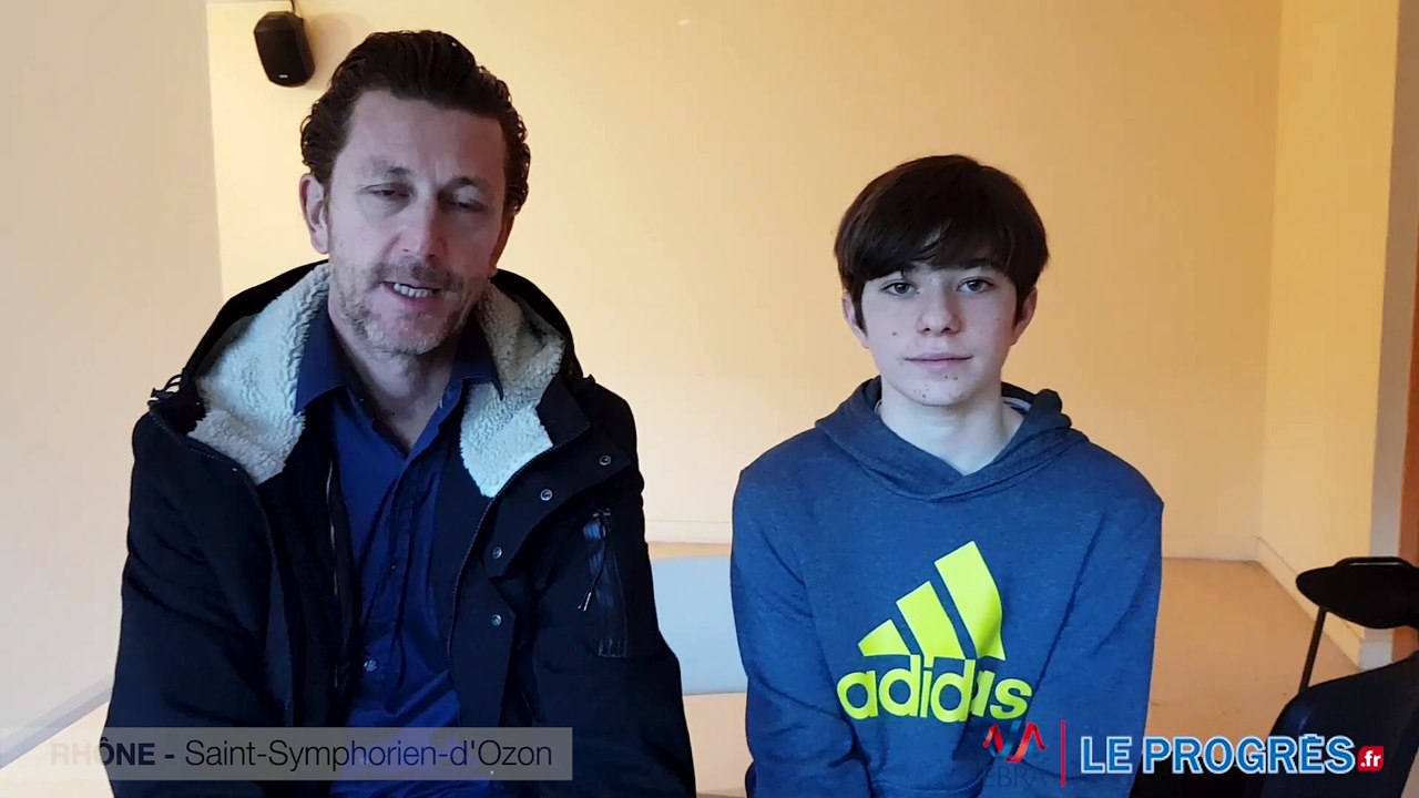 Lionel Roux a débattu avec des collégiens sur le thème, concilier performance physique et hygiène de vie
