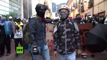 Violentos enfrentamientos entre Policía y manifestantes en Colombia durante las protestas contra la reforma tributaria