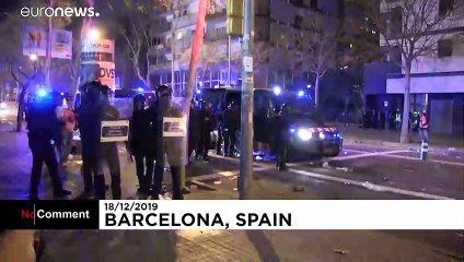 'El Clasico' maçına Katalan bağımsızlık yanlılarının eylemi damga vurdu