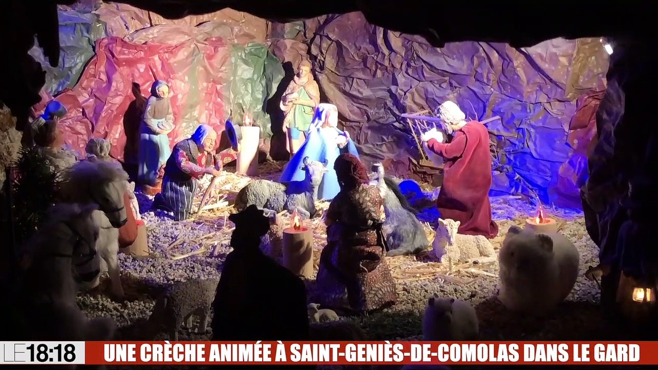 Noël : une crèche animée à Saint-Geniès-de-Comolas dans le Gard