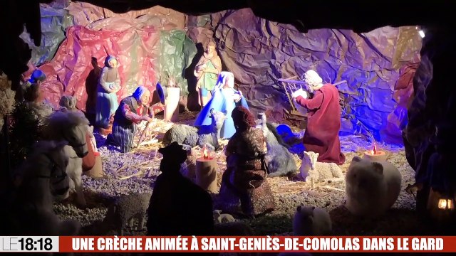 Noël : une crèche animée à Saint-Geniès-de-Comolas dans le Gard