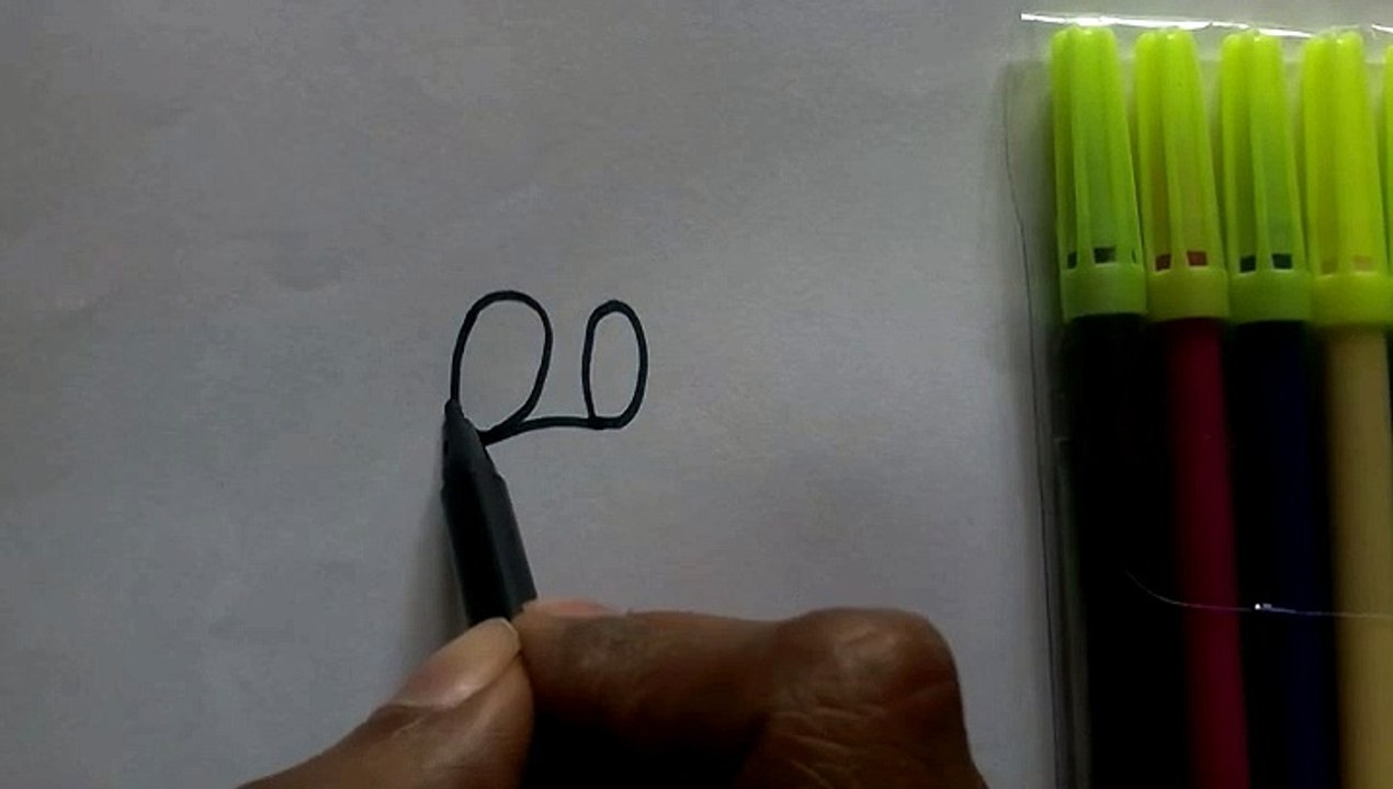 HOW TO DRAW DONALD DUCK FROM '2' NUMBER STEP BY STEP.