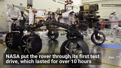 Watch NASA’s Mars 2020 Rover Nail its First Test Drive