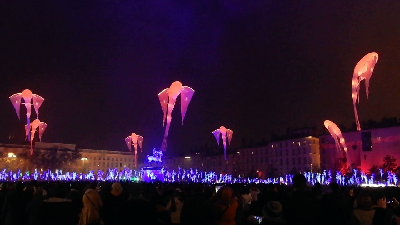 Les lumières de Lyon, Place Bellecour- Prairie éphémère