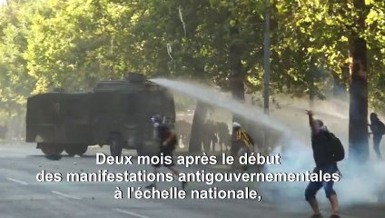Nouveaux heurts entre police et manifestants à Santiago