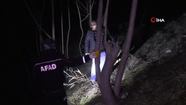 Dere yatağından gelen çığlık sesleri ekipleri alarma geçirdi