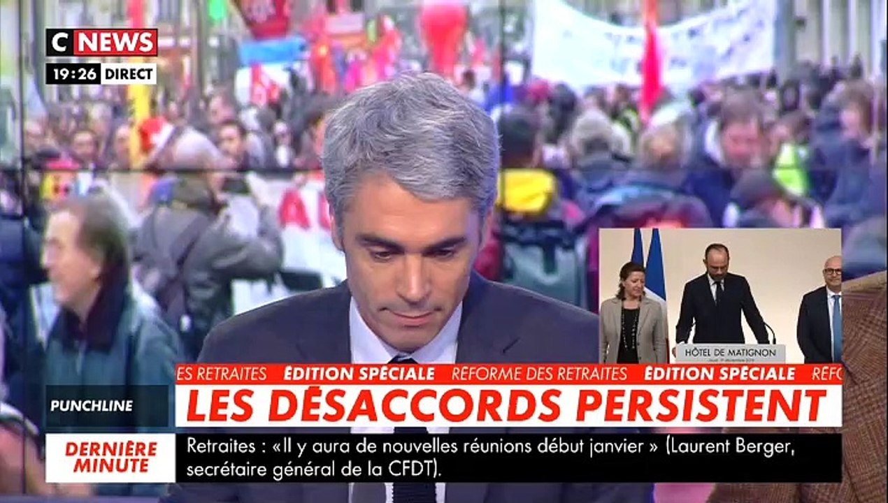 Regardez le discours d'Edouard Philippe après sa rencontre avec les syndicats à Matignon: "Le gouvernement ne reviendra pas sur la suppression des régimes spéciaux"
