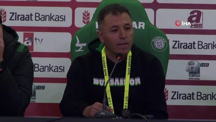 Bursaspor-BB Erzurumspor maçının ardından