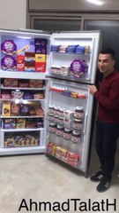 Son frigo est fin prêt pour Noel... CHOCOLATS