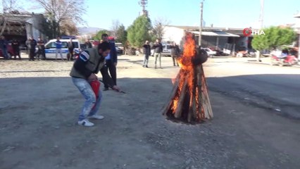 Sanayi esnafına gerçeğini aratmayan yangın tatbikatı