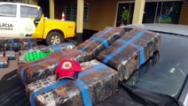 Juvinópolis: PRE apreende 472 kg de maconha que eram transportados em carro furtado na PR-180