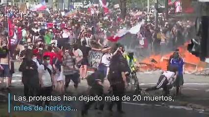 Dos meses de protestas en Chile