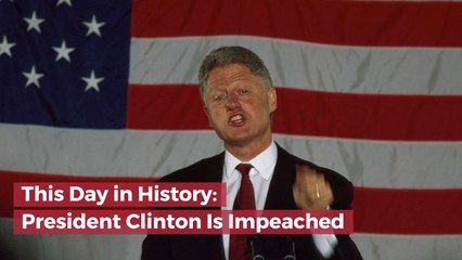 The Time President Clinton Was Impeached