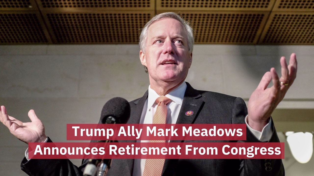 Mark Meadows Is Leaving His Career Video Dailymotion