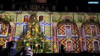 Dijon : le palais des ducs s'illumine pour les fêtes