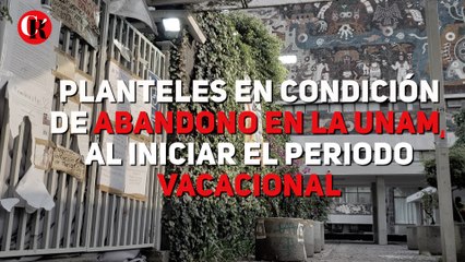 Planteles en condición de abandono en la UNAM