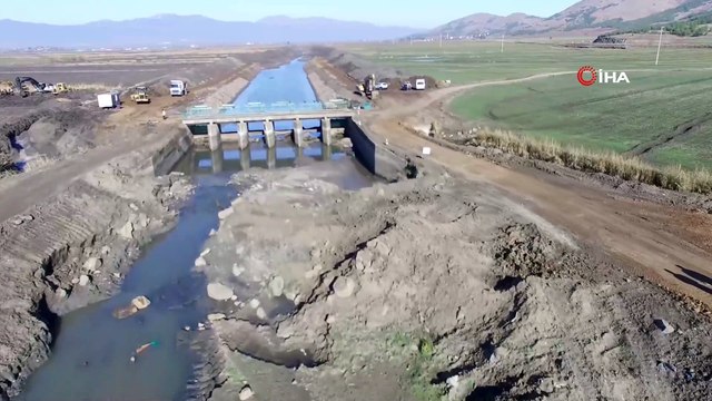 Amik Ovası'nı suya doyuracak projede çalışmalar son sürat ediyor