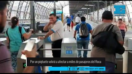 Un piquete afectó a miles de pasajeros de la Línea Roca