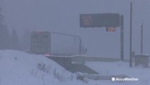 Road crews busy as Pacific Northwest snowfall increases