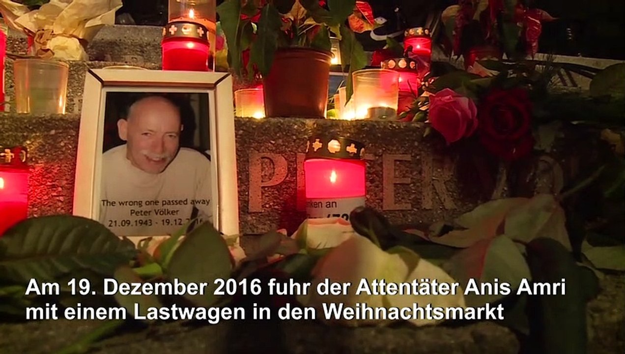 Gedenken an die Opfer des Berliner Weihnachtsmarktanschlags
