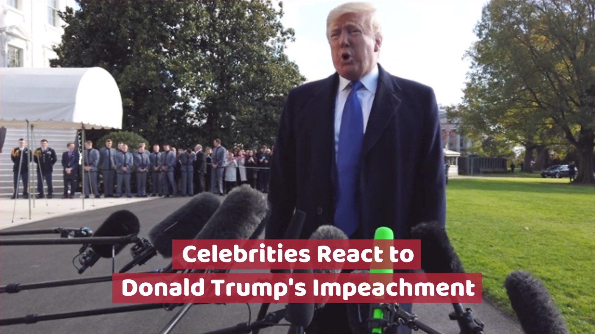 ⁣Celebrities React To Impeachment
