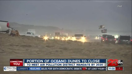 Portion of Oceano Dunes to close