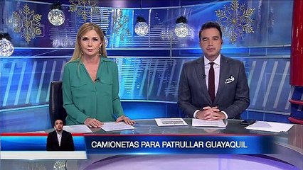 Camionetas del plan "más seguridad" patrullarán Guayaquil