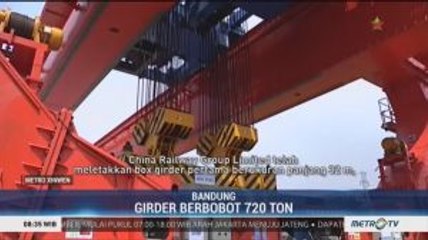 Box Girder Pertama Kereta Cepat Jakarta-Bandung