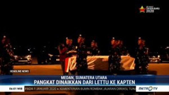 Jenazah Kapten (Anm) Erizal Sidabutar Tiba di Rumah Duka