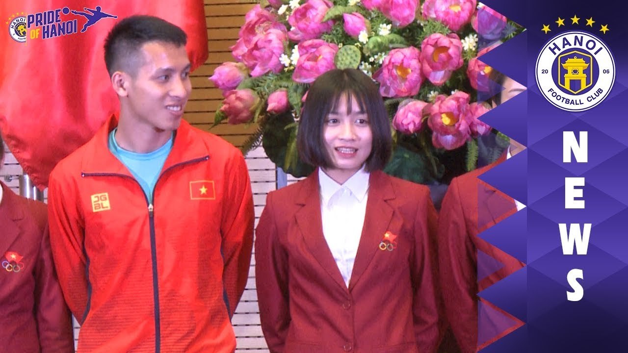 Hùng Dũng cảm ơn sự quan tâm của Lãnh đạo TP. Hà Nội sau thành công tại SEA Games 30 | HANOI FCv