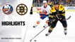 NHL Highlights | Islanders @ Bruins 12/19/19
