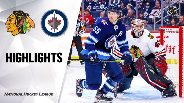 NHL Highlights | Blackhawks @ Jets 12/19/19