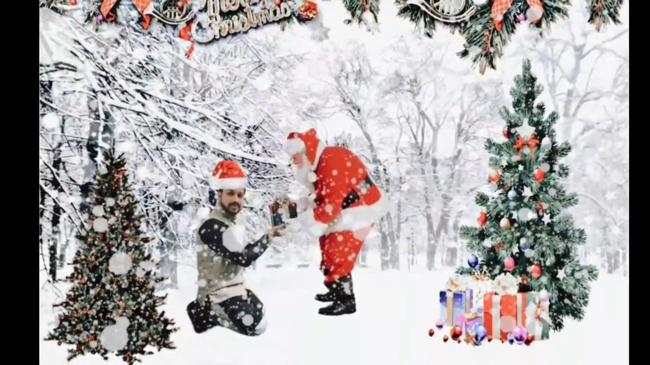 Christmas 2019 PicsArt Photo Editing Tutorial in Hindi Step by Step | PicsArt Christmas Editing | Santa Claus Photo Editing 2019