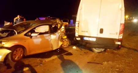 Alkollü sürücü kazaya neden oldu: 1'i polis 6 yaralı