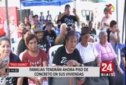 Municipalidad de La Victoria lanza programa ‘Piso Digno’ que beneficiará a más de 200 familias