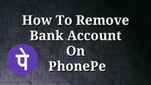 How To Remove Bank Account On Phonepe || Bank Account Delete On Phonepe.