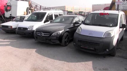 Konya'da 'change' yapılmış 1 milyon lira değerinde 7 araç ele geçirildi