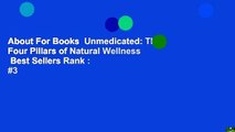 About For Books  Unmedicated: The Four Pillars of Natural Wellness  Best Sellers Rank : #3