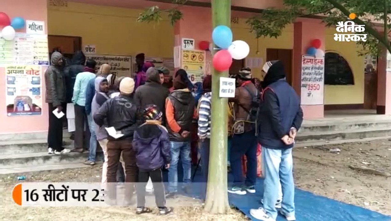 अंतिम चरण की 16 सीटों पर 11 बजे तक 29% मतदान, पूर्व मुख्यमंत्री-2 मंत्री समेत 236 प्रत्याशी मैदान में