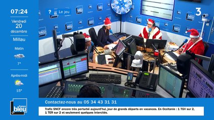 La matinale de France Bleu Occitanie du 20/12/2019