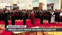 Presiden Joko Widodo Melantik Pimpinan KPK, Firli Bahuri Jadi Ketua KPK
