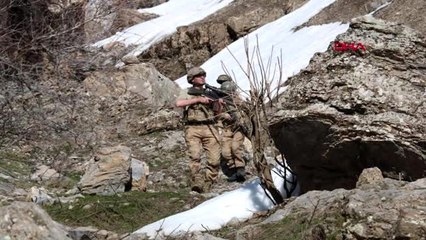 Kıran-9 cudi dağı?; hakkari'de ' kıran-10 kazan vadisi' operasyonları başladı-ek fotolar